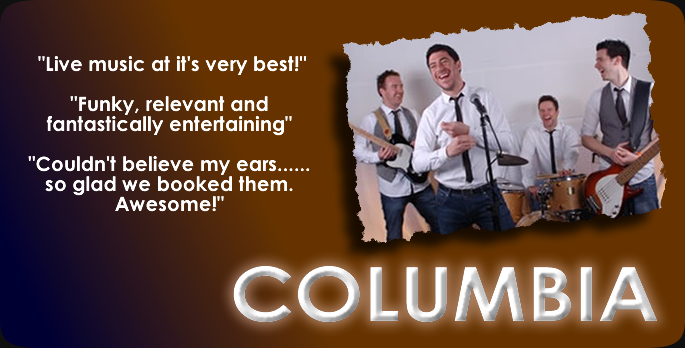 Columbia front page ad The Best Live Band in Essex!